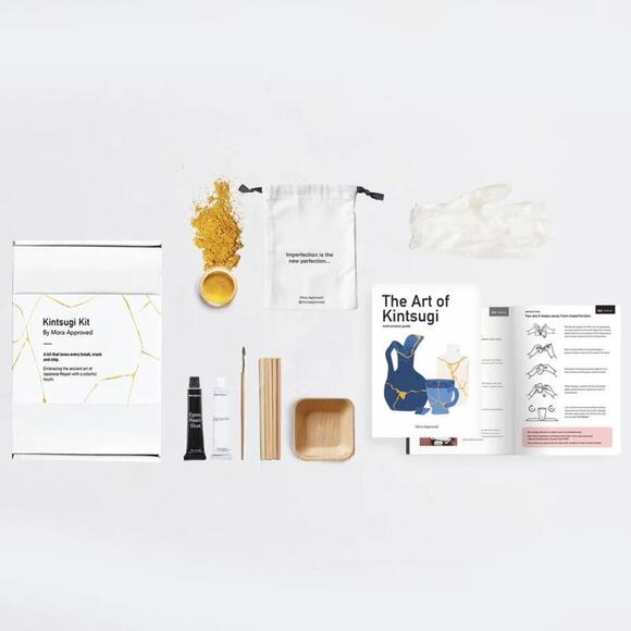 Kintsugi Kit - Kintsugi Repair Set Gold Beginner Art Craft Kit DIY Decor… - Picture 1 of 11